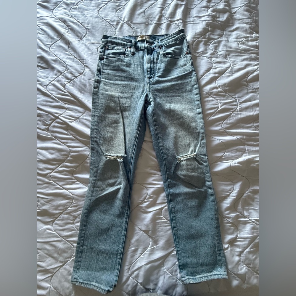 Madewell High-Rise Slim Crop Boyjean